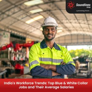 Top Blue & White Collar